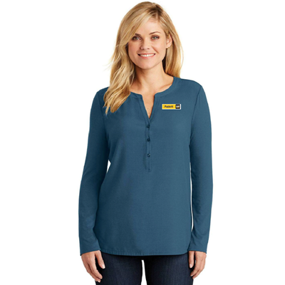 PC-LK5432<br>Port Authority® Ladies Concept Henley Tunic
